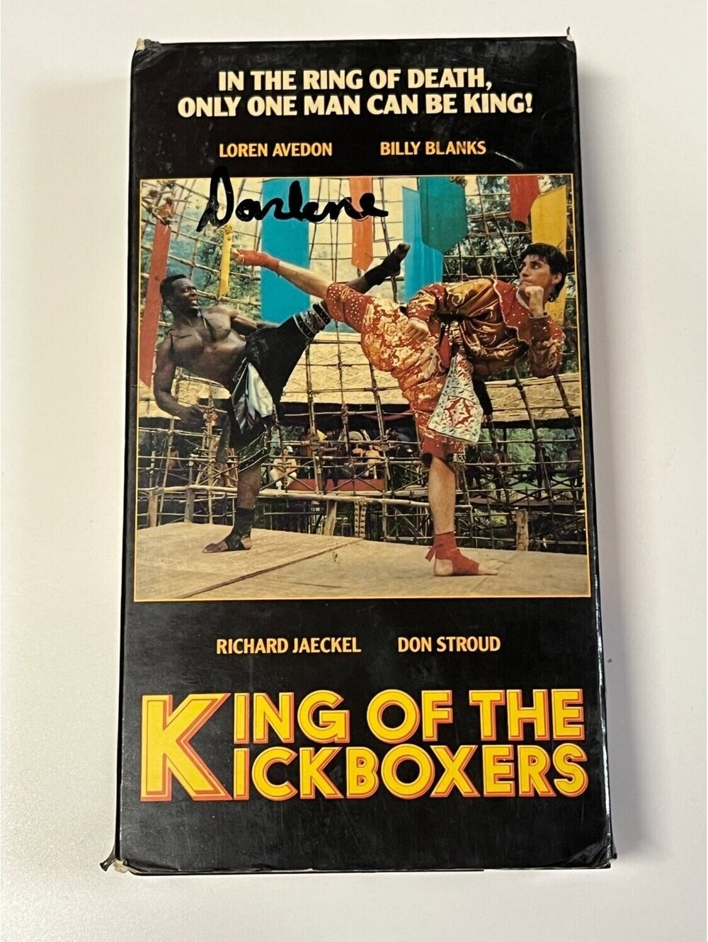 King of the Kickboxers VHS Tape Loren Avedon 1990 Action & Lucas Lowe